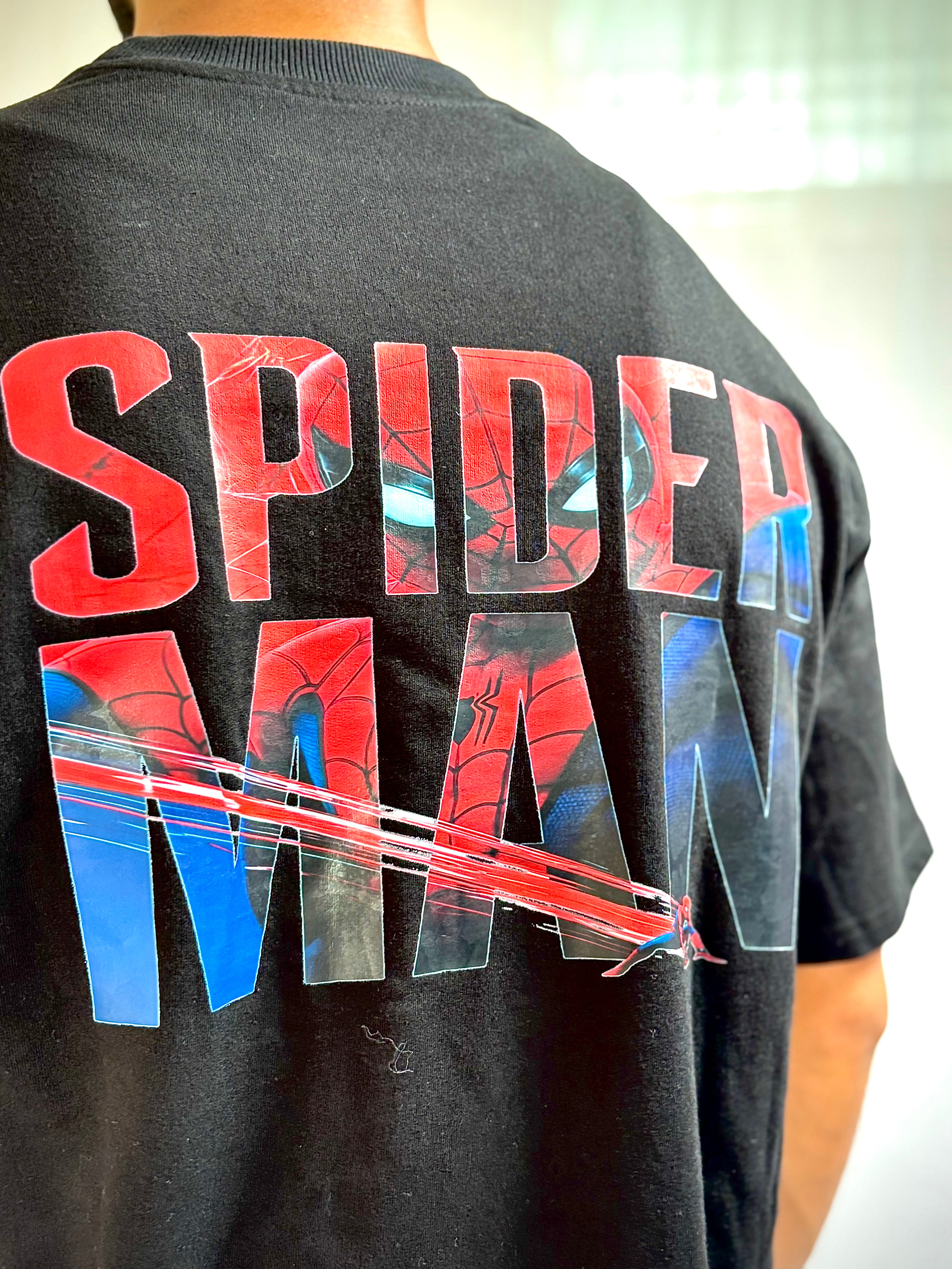 Spider man black T-shirt