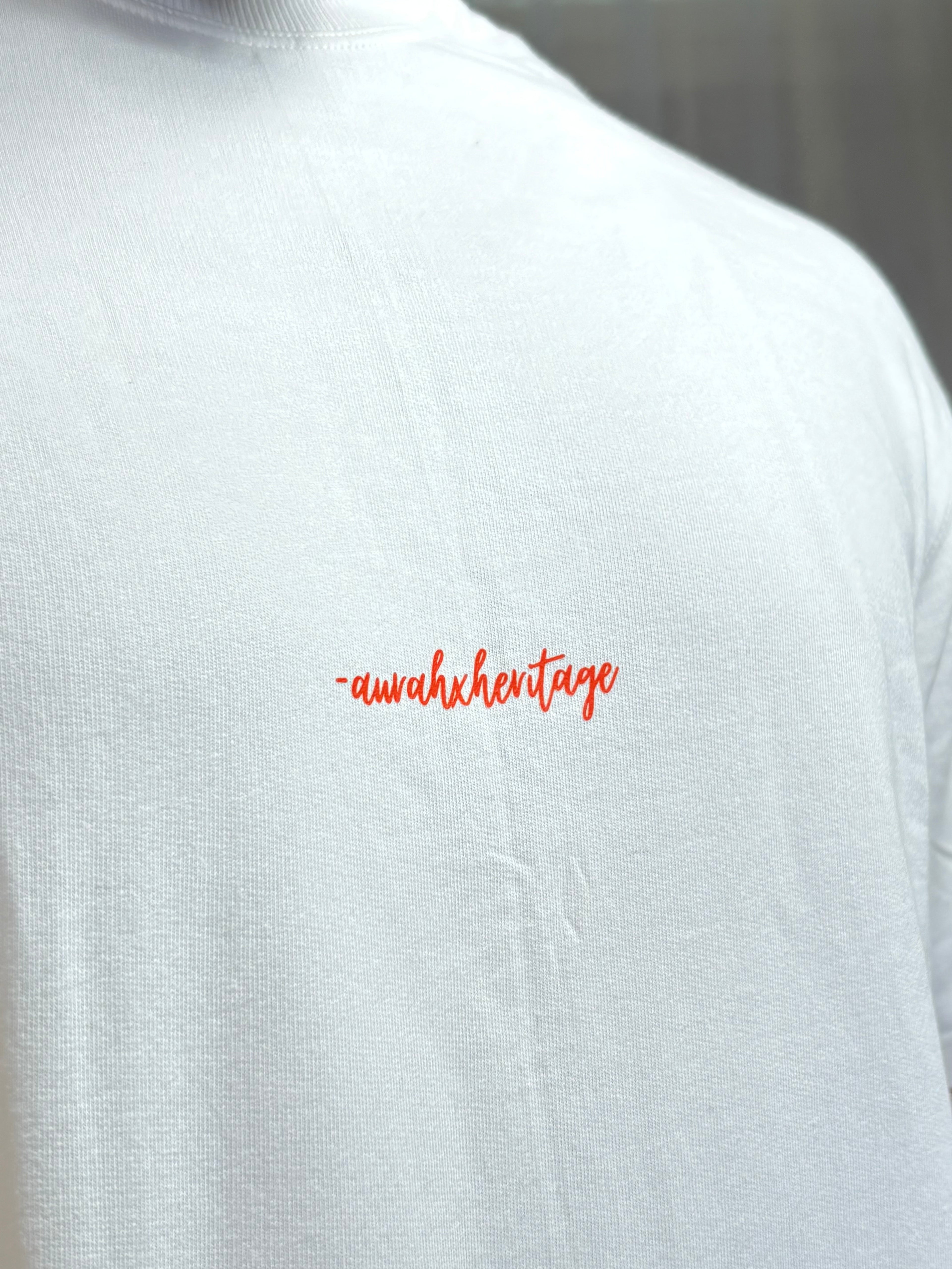 Cyber Spider Heavyweight Oversized T-Shirt – Chalk White