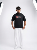 Spider-Man 'Vigilante Gaze' Oversized Graphic Tee - Black