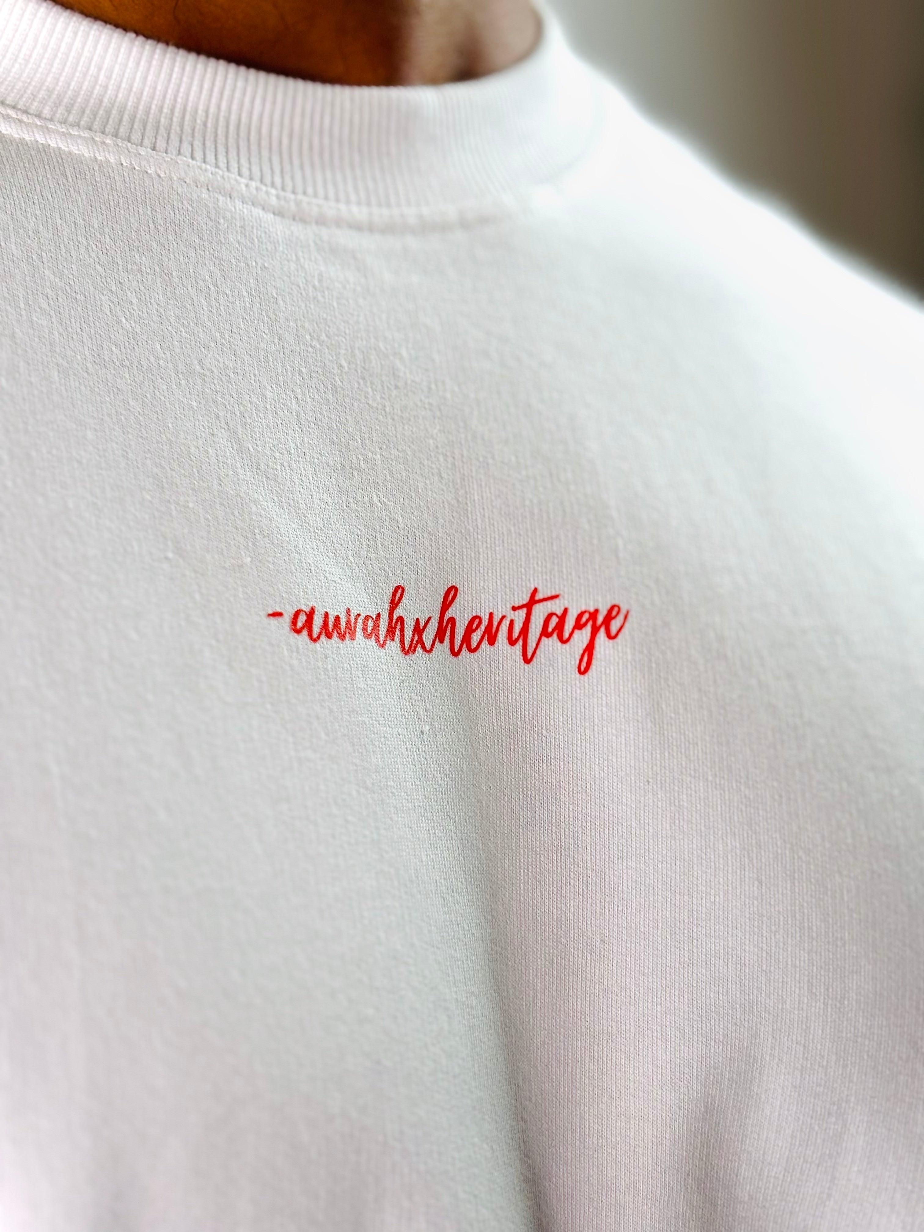 Born Broke Die Rich Oversized Graphic T-Shirt | Aurah x Heritage