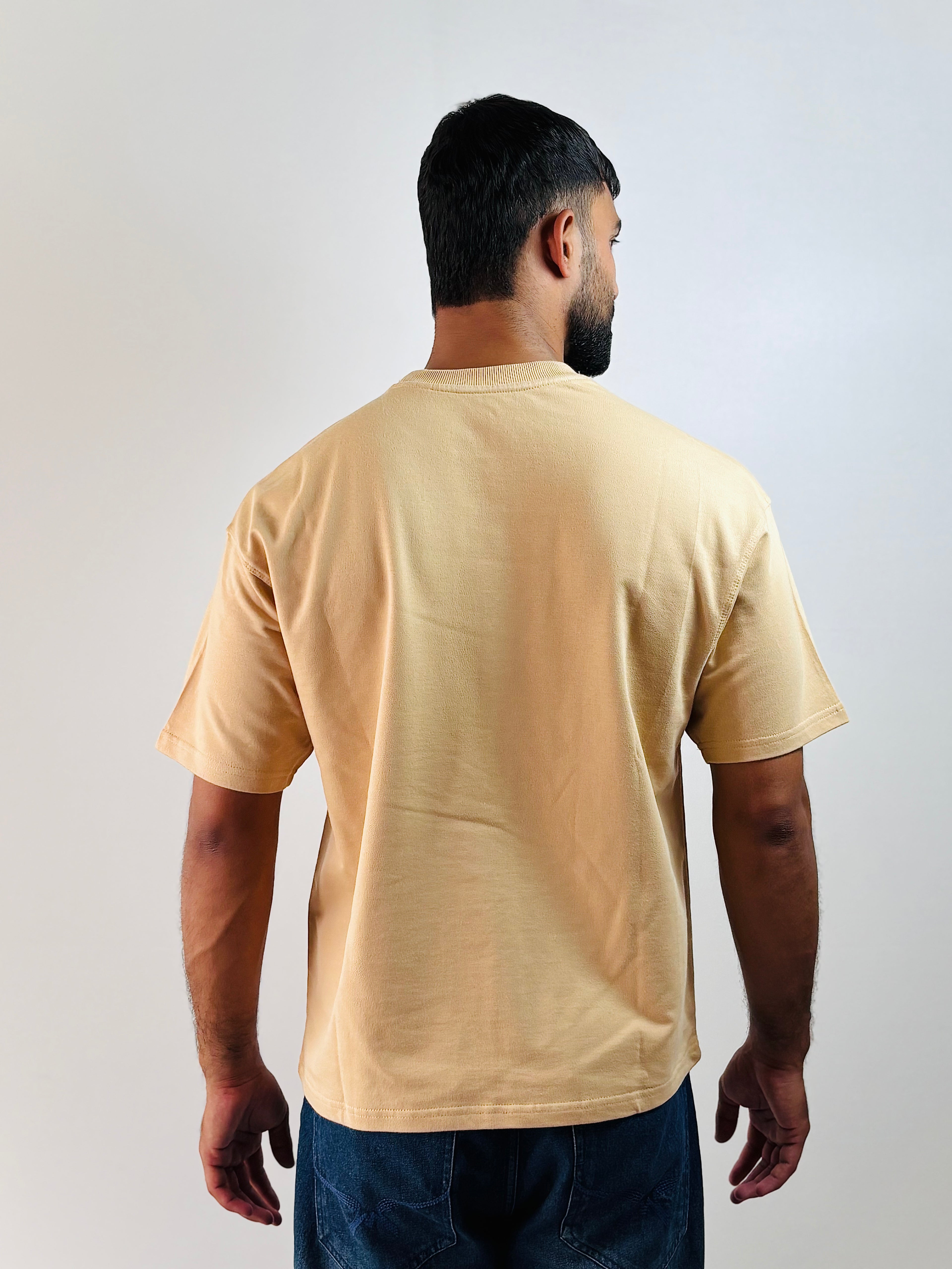 Sand Beige Oversized Tee