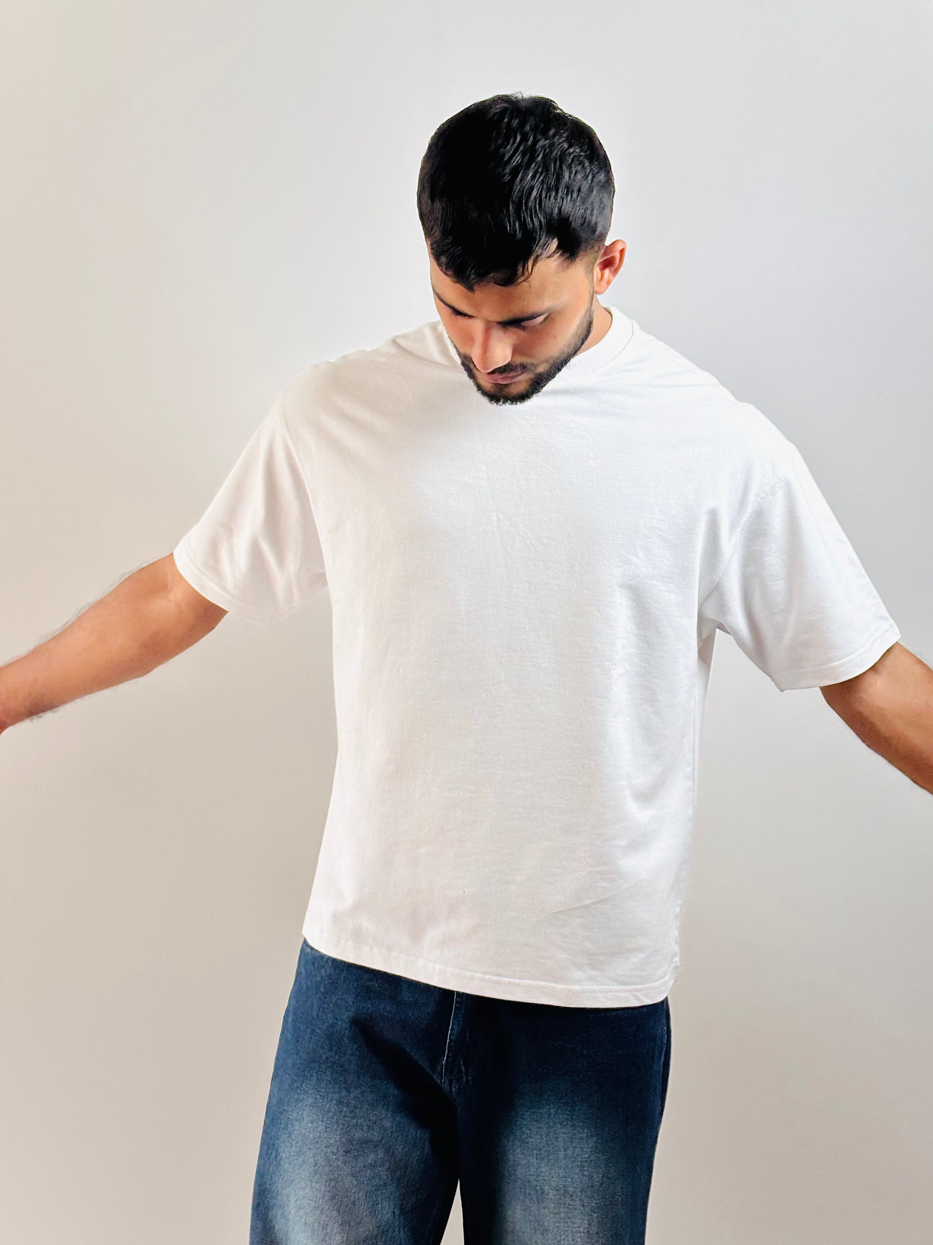Classic White Oversized Tee
