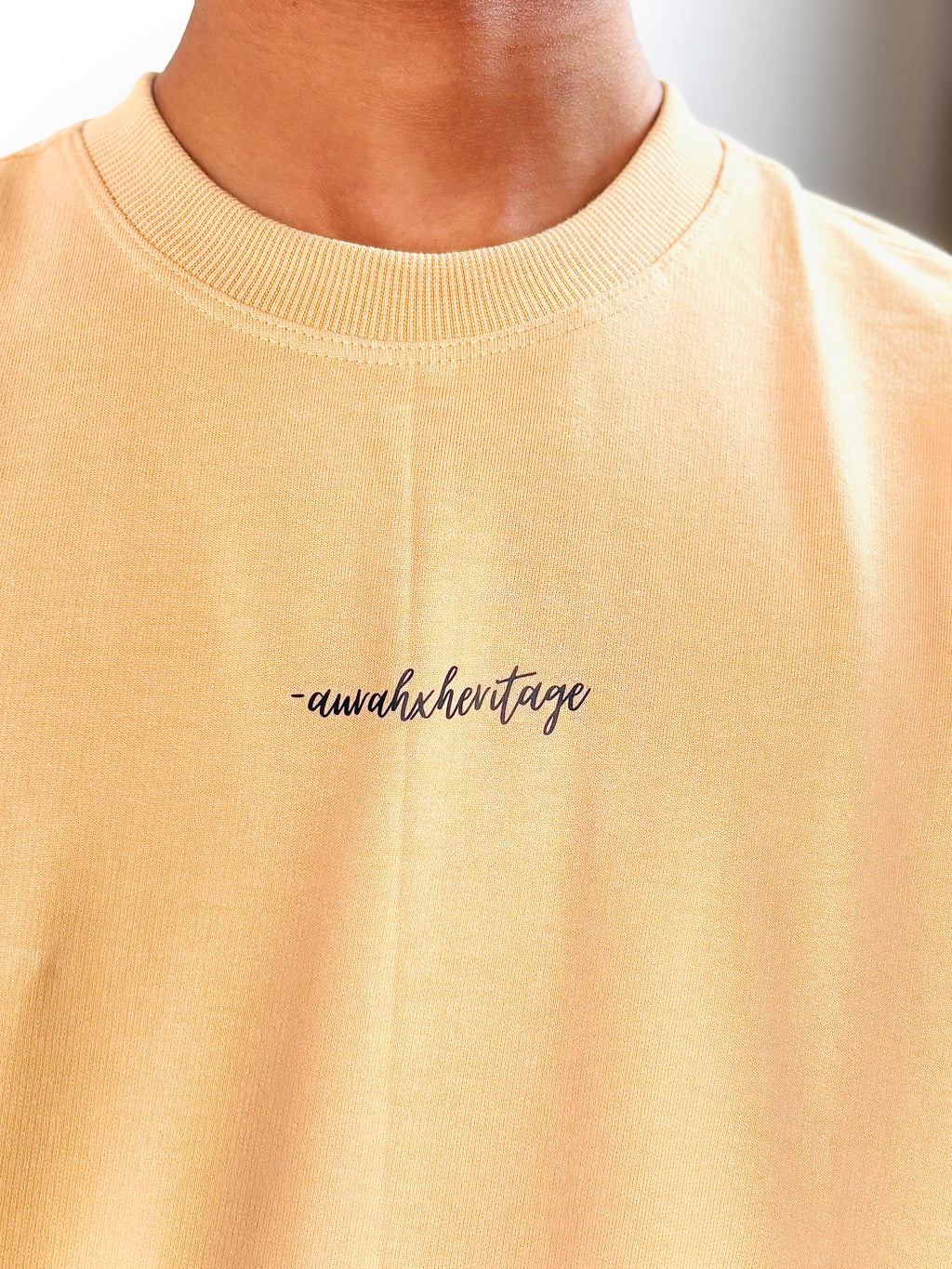 Sand Beige Oversized T-Shirt