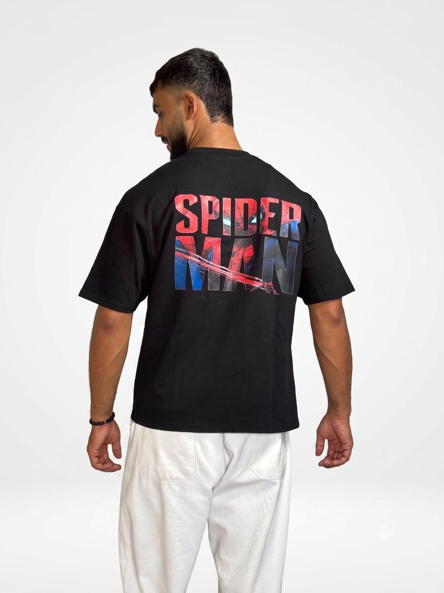 Spider man black T-shirt